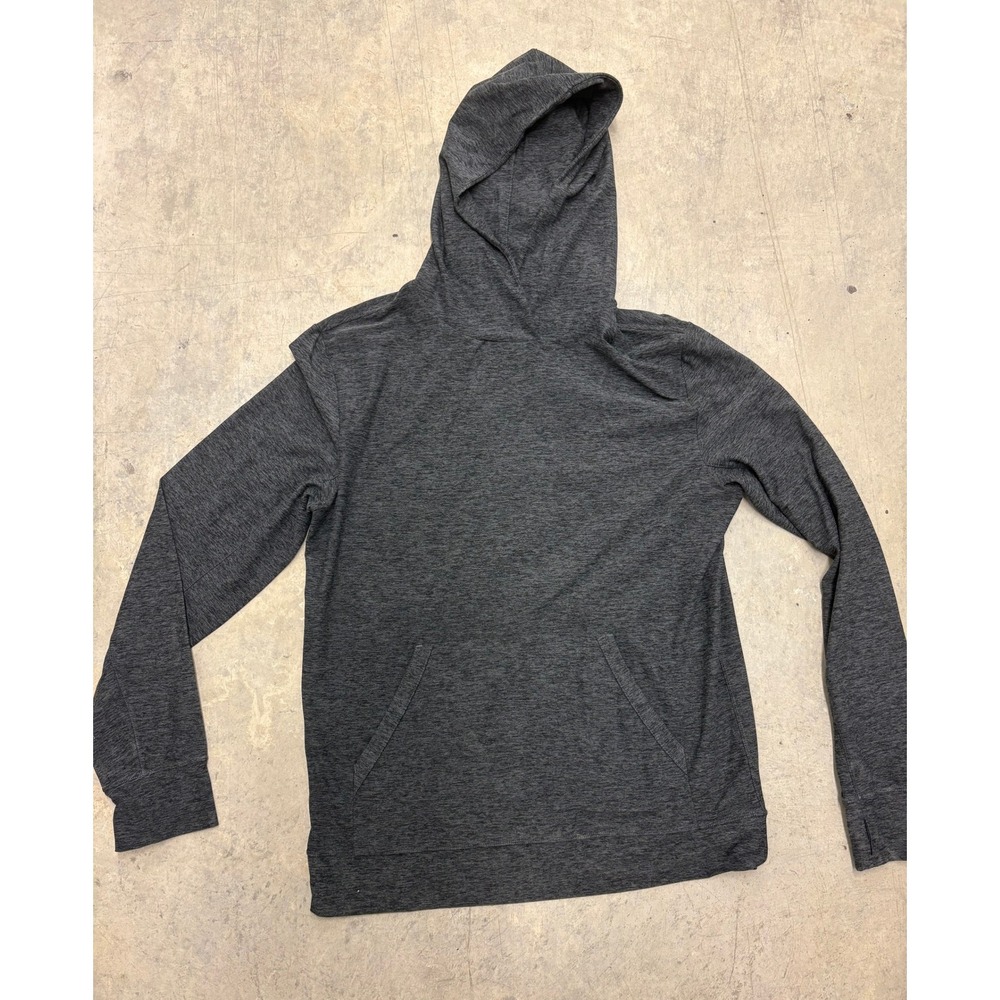 Outdoor‎ Voices Hoodie Mens Medium Gray Pullover Long Sleeve Activewear